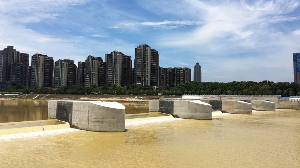 安昌河石橋鋪閘壩